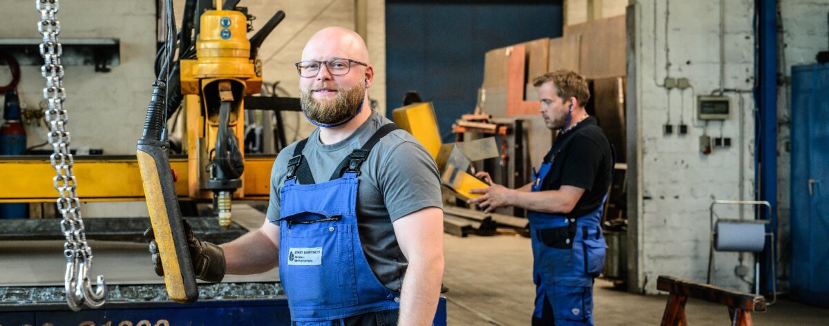 Mitarbeiter Plasmaanlage